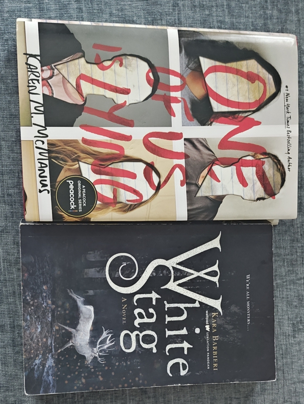 One of Us Is Lying & White Stag - Paperback Book Set (Red, Black, White)